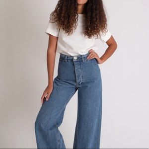 Jesse Kamm wide leg denim